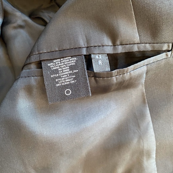 Theory Chambers Black Suit SZ 42 Regular Pants 31 x 30 - Picture 4 of 8